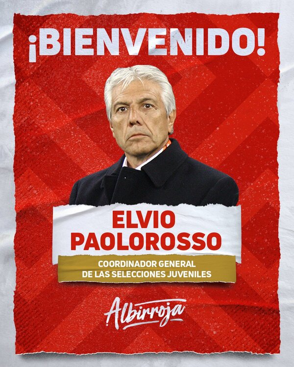Elvio Paolorosso nuevo Coordinador General de selecciones juveniles | OnLivePy
