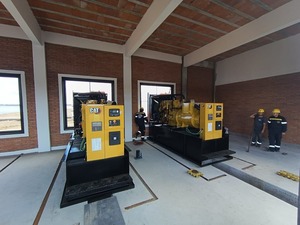 Generadores para estación de bombeo de la defensa costera llegaron a Pilar - .::Agencia IP::.