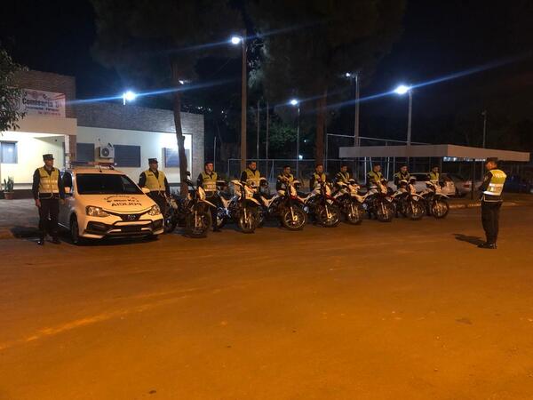 Patrullas gigantes vuelven a las calles de Encarnación para combatir la delincuencia