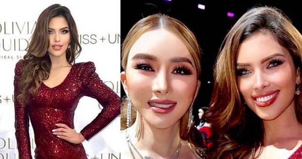 La Nación / Gretha Matiauda “recibe la bendición” de missólogo extranjero para corona de belleza