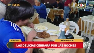 Las Delicias del Mercadito cerrará por las noches - C9N