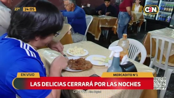 Las Delicias del Mercadito cerrará por las noches - C9N