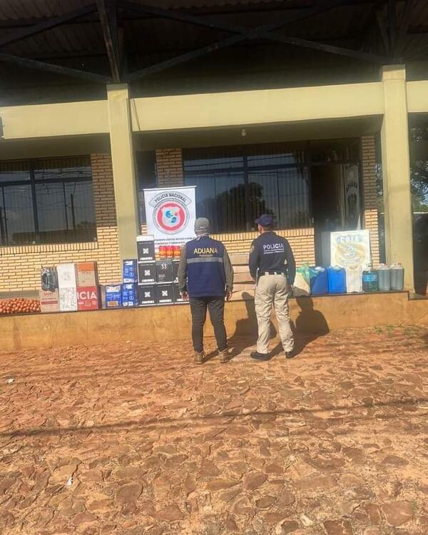 INCAUTAN CARBURANTES Y MERCADERÍAS DE SUPUESTO CONTRABANDO EN TRINIDAD
