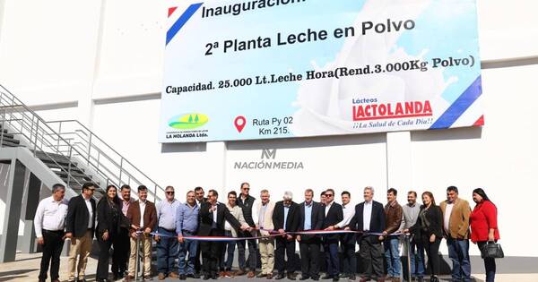 La Nación / Lactolanda inaugura nueva planta de procesamiento y aumenta producción de leche en polvo
