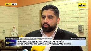 Video: Hospital neuropsiquiátrico recibe 30 mil consultas al año  - ABC Noticias - ABC Color