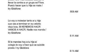 Activan alarma ante una fuerte amenaza que recibe alumna