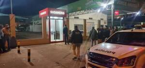 Quisieron arrancar cajero automático, pero no pudieron por culpa de un "cabo"