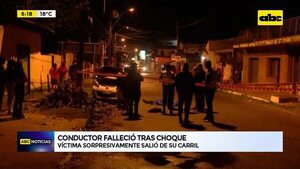 Video: Conductor falleció tras chocar contra columna   - ABC Noticias - ABC Color