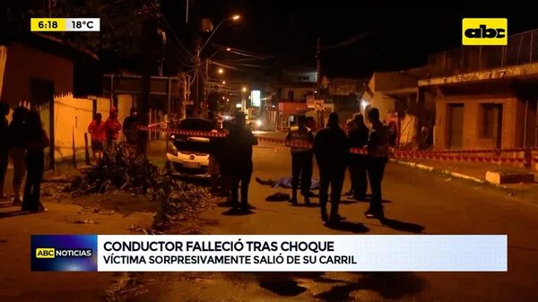 Video: Conductor falleció tras chocar contra columna - ABC Noticias - ABC Color