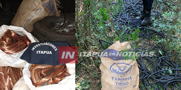 RECUPERARON COBRE HURTADO DE UN ESTABLECIMIENTO AGRÓNOMO - Itapúa Noticias