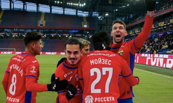 Versus / Jesús Medina marca y asiste en la goleada del CSKA Moscú en la Premier rusa