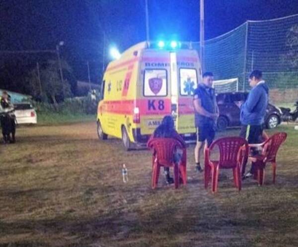 ¡Una tristeza! Un hombre falleció en pleno futbolacho