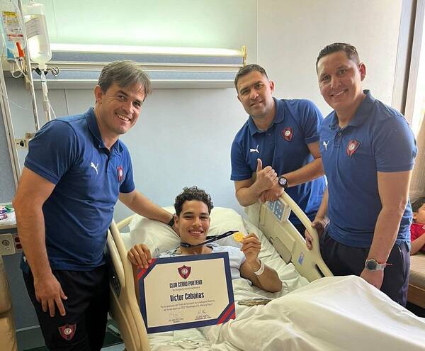 [VIDEO] Cerro Porteño: Esta tarde será operado el juvenil Víctor Cabañas