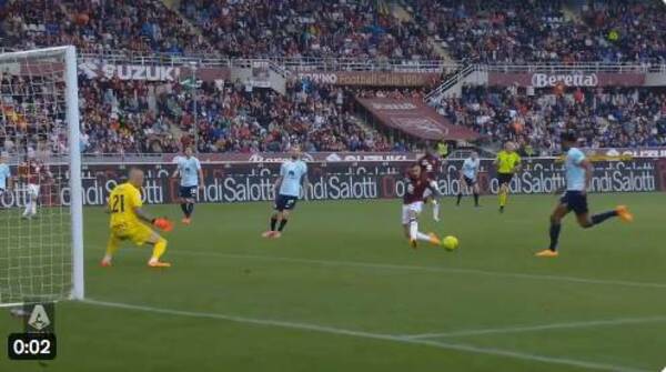 [VIDEO] Mirá el gol que falló Tony Sanabria en el fútbol italiano