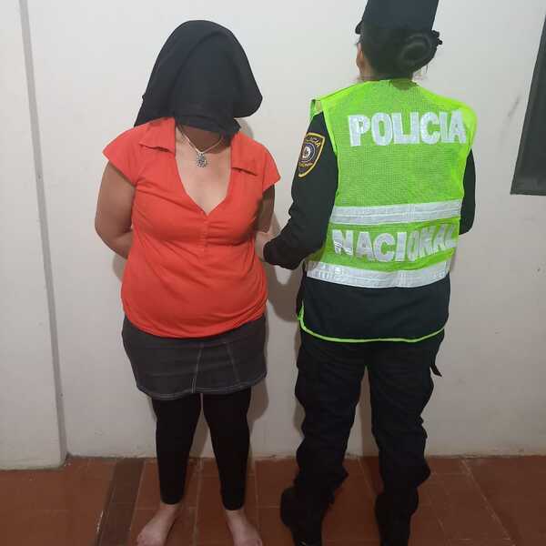 Detienen a mujer con orden de captura por violencia familiar en Encarnación