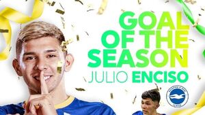 Julio Enciso gana el premio al mejor gol de la temporada