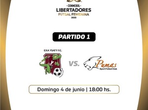 Exa Ysaty debuta en la CONMEBOL Libertadores Futsal Femenina - APF