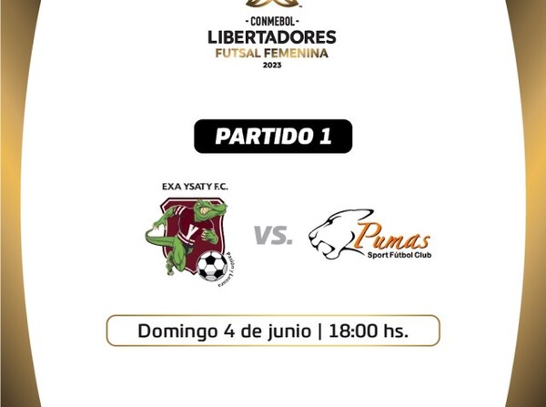 Exa Ysaty debuta en la CONMEBOL Libertadores Futsal Femenina - APF