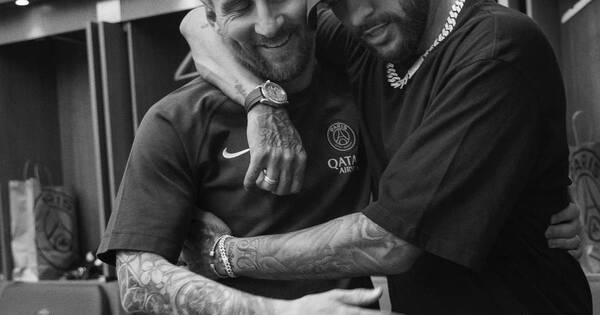 La Nación / El conmovedor mensaje de Neymar a Messi en su despedida de PSG