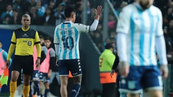 El enojo de Matías Rojas a ser reemplazado en Racing