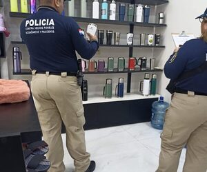 Incautan productos presuntamente falsificados de marcas internacionales