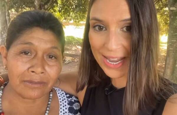 A famosa presentadora española le resultaron familiares el reviro y el mandi'o chyryry