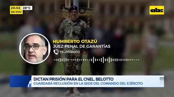 Video: Dictan prisión para el cnel. Belotto - Periodísticamente - ABC Color