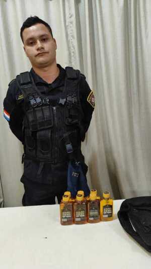 Efectivo policial intentó ingresar bebidas alcohólicas al Buen Pastor