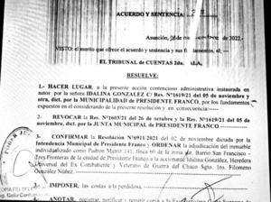 Comuna franqueña ignora una orden judicial de devolver propiedad a heredera de excombatiente - La Clave