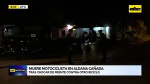 Video: muere motociclista en Aldana Cañada - ABC Noticias - ABC Color