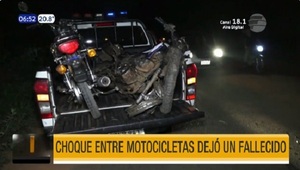 Choque entre motocicletas deja una víctima fatal