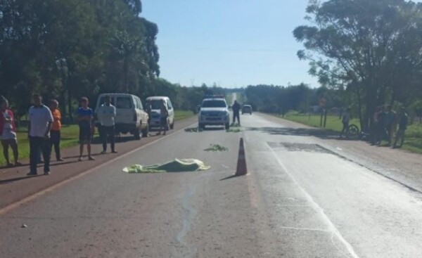 Motociclista murió en accidente de tránsito y su pareja quedó herida