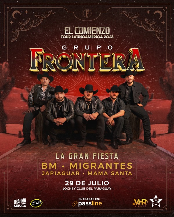 Grupo Frontera encabezará el festival "La Gran Fiesta" el 29 de junio - El Independiente