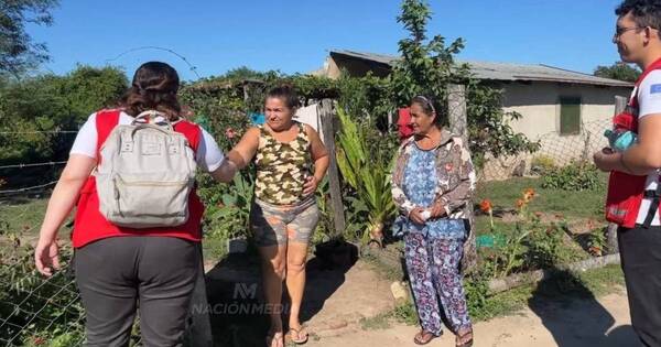 La Nación / Concepción: 250 familias reciben asistencia por parte de la Cruz Roja tras inundaciones