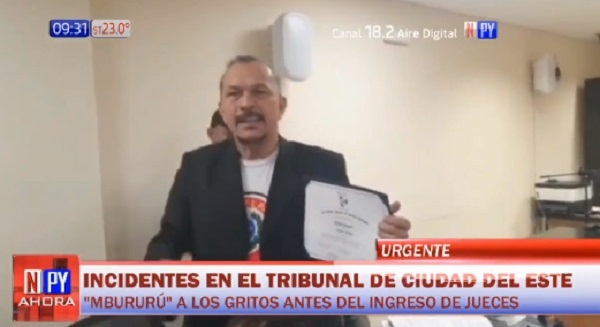 Inicia juicio oral de Mbururu tras rechazo de incidentes