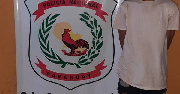 La Nación / Detienen a sospechoso de asesinar durante un asalto a un joven en J. Augusto Saldívar