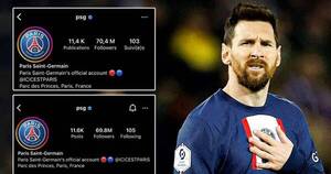 La Nación / ¿Reproche? PSG perdió más de un millón de seguidores desde la salida de Messi