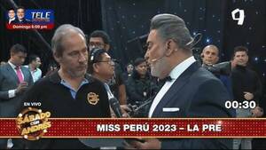 [VIDEO] ¡Rajó a su productor de TV en vivo y en directo!