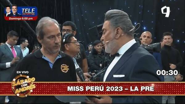[VIDEO] ¡Rajó a su productor de TV en vivo y en directo!