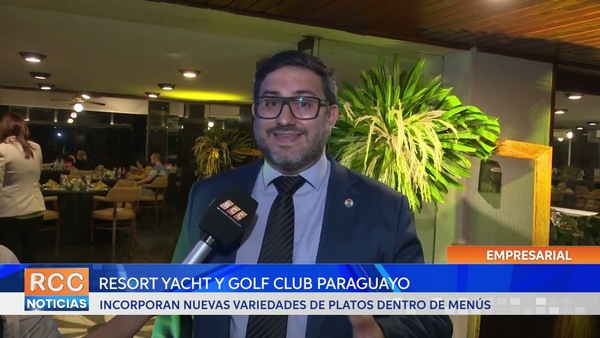 Resort Yacht y Golf Club Paraguayo hizo alarde de su gastronomía mediante nuevos platos