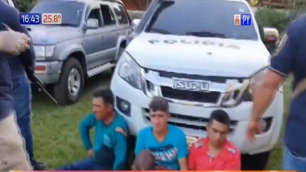 Detienen a presuntos delincuentes "pesos pesados" en Caaguazú - Noticias Paraguay