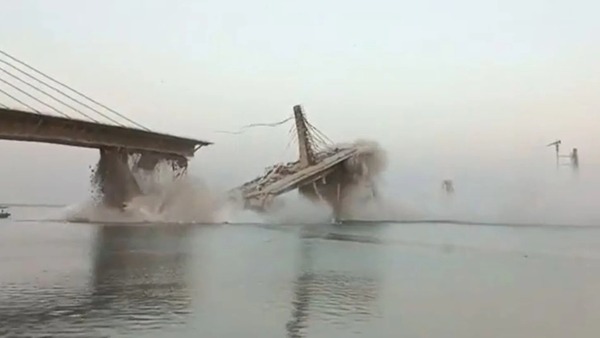 India: puente colgante colapsó por segunda vez en 14 meses - Unicanal