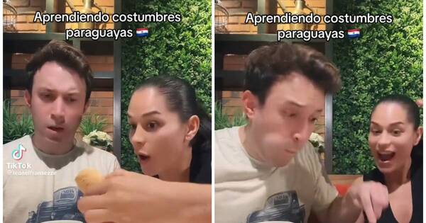 La Nación / Presentador argentino degustó comidas típicas con Fabi Martínez