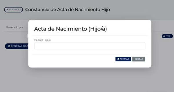 Los pasos para obtener el certificado de acta de nacimiento de forma virtual - Noticiero Paraguay