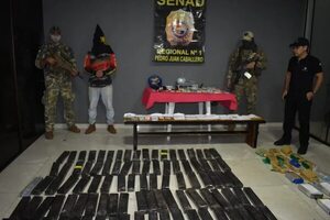 Detienen a brasileño que ocultaba droga en la “huerta” de su casa - Policiales - ABC Color