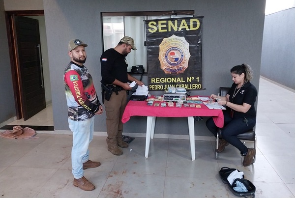 SENAD incautó cargamento de cocaína y marihuana en una “narco-caleta”