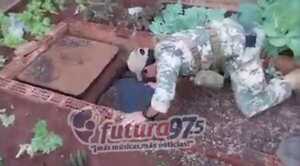 SENAD incauta cargamento de cocaína y marihuana en una caleta ubicada dentro de una vivienda del Barrio María Victoria