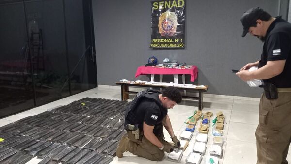 Salía marihuana de una huerta de lechugas: incautan cargamento en PJC