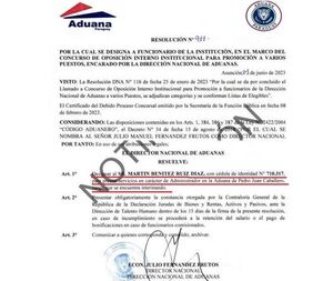 Confirman a Martin Benitez como administrador de Aduanas tras recaudación record en Pedro J. Caballero