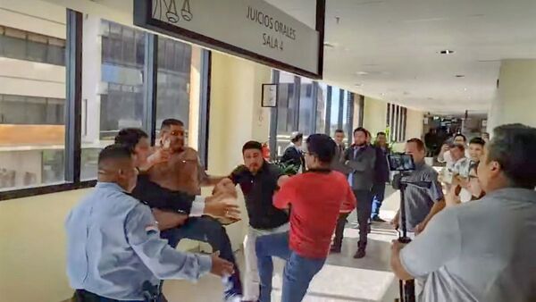 Mbururu generó fuertes incidentes en su juicio oral